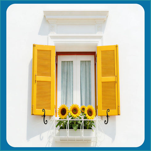 YEAROCK 6.3" Set (6) S Style Shutter Dogs Hardware, Metal Shutter Fasteners with Screwsl, Decorative Window Tieback