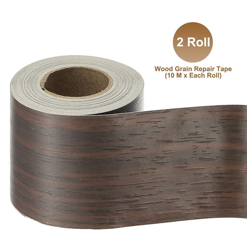 2 Inch 66ft PATIKIL x Wood Grain Repair Tape, Self Adhesive Realistic Textured Repair Tape Patch for Floor Door Table