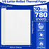 TUXIYA 30 8.5"x11" 780 Rolls Thermal Printer Paper US Letter Size, BPA free Quick-Dry Thermal Paper,Thermal Printing