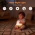 wapentake 12 dimming, Baby Night Light, Featuring Color Options and stepless Made of Soft Silicone, Foldable