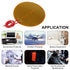 15pcs 70mmx70mm Film Heater Plate Adhesive Pad, 12V 13W Polyimide Heater Plate for Strip Heater