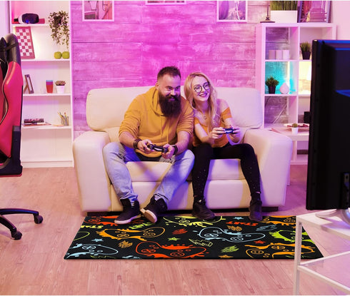 Wruzbxcn 36"X 48" Gaming Chair Mat for Hardwood Floor Office Rugs for Game Rolling Mats for Chair Gamer Computer Desk