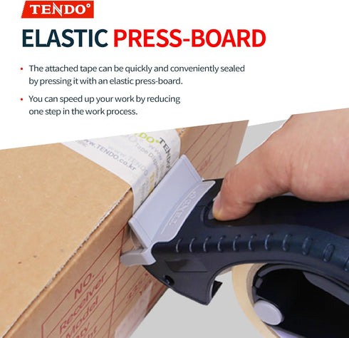 TENDO° SY-223 Tape Label Dispenser: Ergonomic, Economic, Environmental Solution, Compatible with 1.77-2'' Tapes, 10°