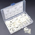 OD 9mm ID 5.5mm ABS Plastic Round Spacers Assortment Kit - Wall Plate spacers for M5 Screws, Lengths from 3mm to 25mm
