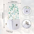 Gearsly Eucalyptus Green Night Light - LED Wall Sconce for Bedroom, Bathroom, Hallway, Plug in Decorative Lighting