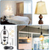 2 Set 8'' 12" 3 8 Baquler Lamp Rewire Kit Make a Lamp or Repair Kit with Harp Tube Pipe Way Socket ft Cord and All