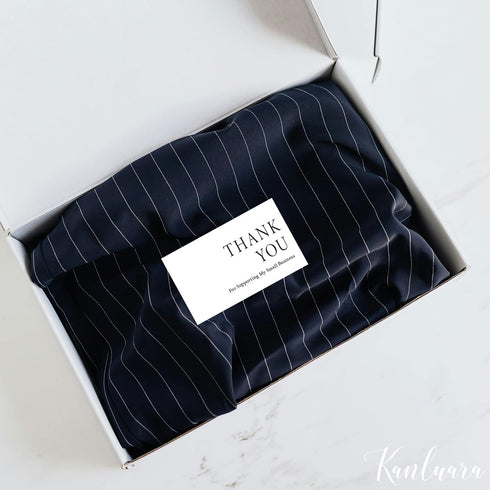 Kanluara 300PCS 2 3.5 Inches 6 Package Thank You For Supporting My Business Cards x Thank You Cards Small Business