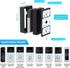 Adhesive Mount Compatible with Video Doorbell, No-Drill Mounting Bracket Cover Holder, Not Block Doorbell Sensor