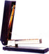 HOYUJI woodgrain black stapler, marbled woodgrain stapler, elegant and gorgeous modern accessory for stylish desks in school, home or business - Rose gold by Ginean