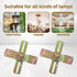 2 Pack 4" Set Light Fixture Mounting Bracket Kit Adjustable Lights Mount Brackets for J-Box, Lamp Crossbar Plates
