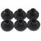 6PCS Diameter 8mm Black TR8x8 Lead Screw Nut for CNC and 3D Printer Parts (Size: Tr8x8)