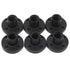 6PCS Diameter 8mm Black TR8x8 Lead Screw Nut for CNC and 3D Printer Parts (Size: Tr8x8)