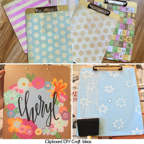 HappyHapi 15 Pack Mini Clipboards, 6 x 9 Inches A5 Small Clipboards for Home, Office, School Classroom Supplies