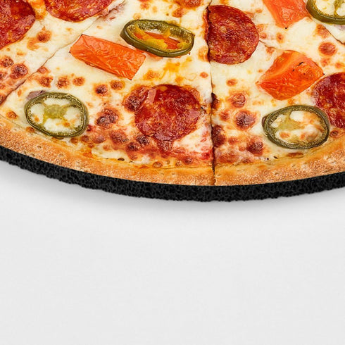 pingpi I Love Pizza Circle Mouse Pad, Rubber Mousepad, Funny Coworker Teacher Present