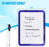 Small Dry Erase Board, Magnetic Whiteboard 8.5” X 11”, Mini Dry Erase Board for Kids, Students with Marker (8 Pack)
