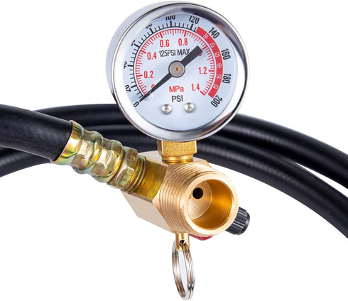 5 Feet Air Tank Repair Kit with Safety Valve, Performance Tool W10058 Air Tank Valve Kit with Hose Assembly
