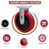 8"X2" Heavy Duty Casters, Polyurethane Caster Wheel, Load Capacity 1000lbs, Non-Marking for Laboratories