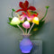 AUSAYE Plug-in Night Light with Auto Light Sensor,RGB LED Mushroom Night Light