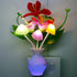 AUSAYE Plug-in Night Light with Auto Light Sensor,RGB LED Mushroom Night Light