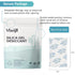 Premium 50 Gram 10 Pcs Silica Gel Packets, Rechargeable Moisture Absorbers for Food Grade, Electronics, Safes