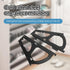 1 1 Layer Shoes Drawer Cabinet Hinges, Pair Steel Black Cabinet Frame Furniture Hinge, Shoes Drawer Cabinet Hinges