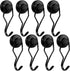 E BAVITE Swivel Swing Black Magnetic Hooks, 60lbs Heavy Duty Neodymium Hooks, Pack of 8