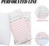 6 Pack 300 Server Note Pads, Pink Guest Checks Books for Servers, Server Pads, Total Sheets Server Paper, Waitress
