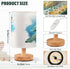 YETTASBIN Sea Turtle Bedside Table Lamp, Small LED Desk Light USB Nightstand Lamp with Non Slip Wood Base
