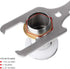 HAUTMEC 3 Way Plumber's Sink Strainer Wrench, Fits 1-3/4 inch, 2 inch, and 2-1/2 inch Nuts