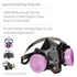 NORTH 7700 (770030S) Honeywell Series Niosh-Approved Half Mask Silicone Respirator, Small