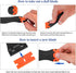 Plastic Razor Blade Scraper Tool with 20 PCS Blades for Removing Labels and Stickers