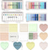 BAYTORY 1600 Sheets Transparent Sticky Notes with Lined, Clear Waterproof 3 x 3 inch Memo Pad, Self-Adhesive