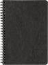 Clairefontaine 785661C Age Bag Collection A Notebook with Sleeves, Black, A5, 120 Detachable Ruled Pages + 3 Dividers