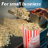 50 Individual 2oz Popcorn Bags - Disposable Food Paper Sleeves for Party, Carnival, and Movie Night Supplies