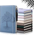 Estune 10 Pack Lined Journal Notebook - A5 Tree of Life Hardcover Leather Journal with 10 Pens for Travel and Work
