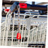 DOITOOL Stainless Steel Shopping Trolley Keychain Token Creative Heat Transfer Opener for Supermarket Carts Blank