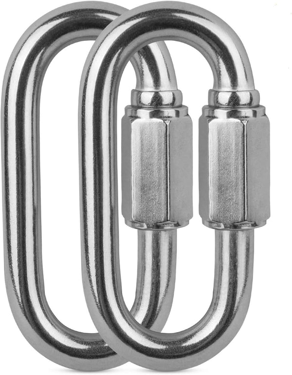 M&R Quick Link Stainless Steel 304 Chain Rope Connector, 1/8" 3/16" 1/4" (5/16"(8MM) 2PC)