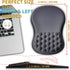 Hokafenle Ergonomic Mouse Pad with Wrist Support, Memory Foam & Non-Slip PU Base, 12x8 inch, Gray