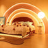 Dimmable 2700-5000K, 16.4ft, AI Voice Activated Under Bed Lights Strip, White Kids Smart Night Lights Strong Adhesive