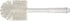 SPARTA Industrial Tank Brush, Pipe Brush, Drain Brush with Handle for Commercial Kitchens, 5 Inch