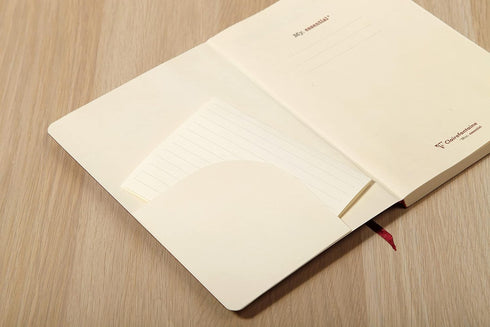 Clairefontaine 'Age Bag' Thread-Bound Notebook, A5, Dot, 192 Pages, Brown