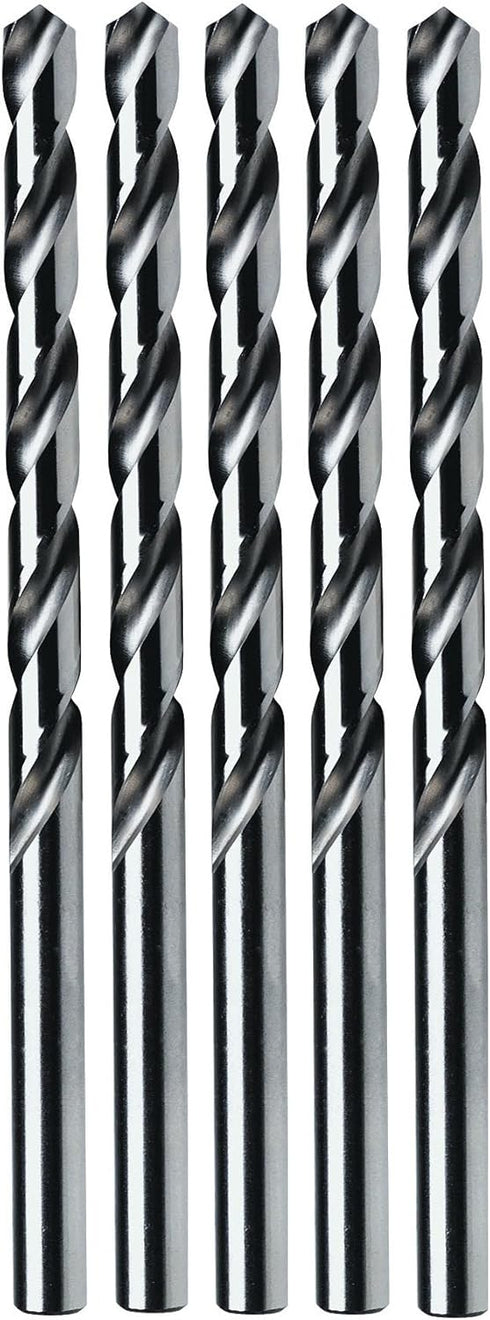 Irwin Tools 81122ZR No. 22 Bright 118-Degree Jobber Lengthier, Pack of 5 by IRWIN