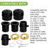 941-0990B Front Wheel Bearing Rebuild Kit for Cub Cadet MTD Craftsman Troy-Bilt Lawn Mower, 12 Pcs