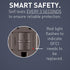 Legrand radiant 1597TRA 15 Amp GFCI Self Test Tamper Resistant Decorator Duplex Outlet with Audible Alarm, Brown (1 Count)