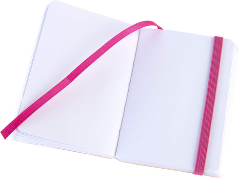 Pentalic 3" x 4" Pocket Sketchbook Traveler Journal, 160 Pages, Bright Pink by Pentalic