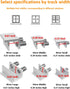 Locks,10 Sets Window Sliding Window Locks with Key, Window Locks for Up and Down Windows,Easy to Install Vertical