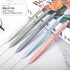 FIOVER Gel Pens, 10pcs 0.5mm Black Ink Pens Quick Dry Ink Pens Fine Point Smooth Writing Pen for Journaling Note Taking, Pens Ballpoint for School Office Home (10pcs Morandi)