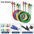 Sumnacon 5 Pcs Dual Ended Crocodile Alligator Clips, 15A Test Lead Wire Cable, 5 Colors, 3.3 ft