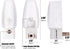 4 Pack Emotionlite Plug in Night Light, Warm White LED Nightlight, Dusk to Dawn Sensor, Kids, Nursery, Bedroom