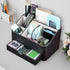 KINGFOM Desk Organizer with Drawer, Multifunction Pencil Holder for Desk, 5 Compartments Desk Organizer and Accessories